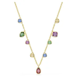 Collana Imber, Taglio misto, Multicolore, Finitura oro 18K OS