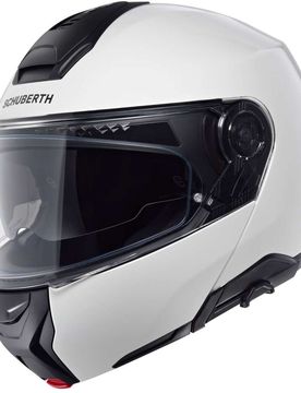Casco Moto Modulare P/J CONCEPT SOLID Bianco Lucid taglia M