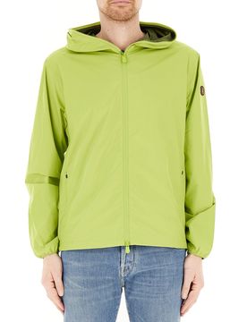 Giacca con cappuccio VERDE LIME XL