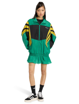 Santiago Woven Track Top Donna - Top da pista Verde - Taglia XL (46-48) - Nylon XL (46-48)