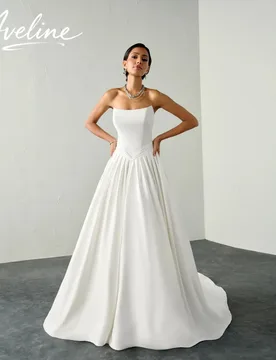 Customized Modern Boat-Neck Pleated A-Line Wedding Dress Women 2026 Sleeveless Backless Buttons Bridal Gown Vestidos De Novia - Aliexpress - FashionsVida