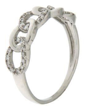 Anello Donna Oro Bianco GL101117