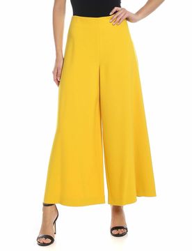 Vivetta Pantalone crop giallo