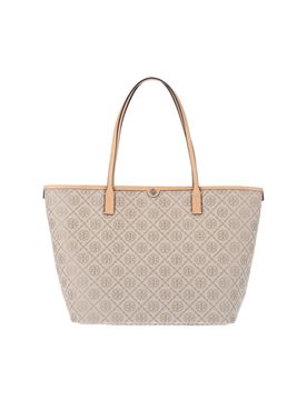 Leather-Trim Crossbody Bag