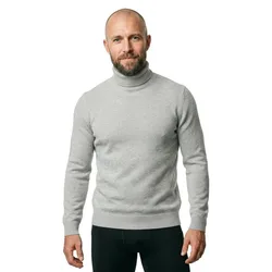 Pull à Col Roulé Dane LIGHT GREY MELANGE S