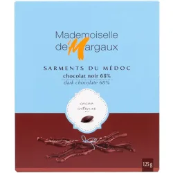 Sarmientos de Médoc de chocolate negro 68%