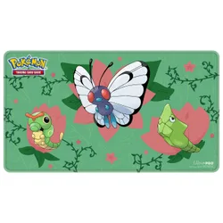 Pokemon Caterpie Evolutions Stitched Playmat