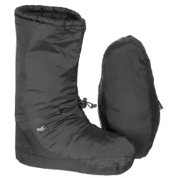 Biwakschuhe Polar winddicht - Schwarz Schwarz adult