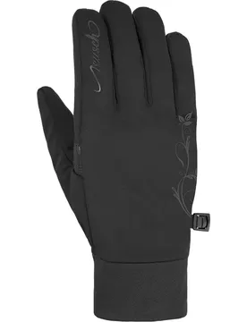 Saskia Touchtec Damen Fingerhandschuhe, schwarz 6,5