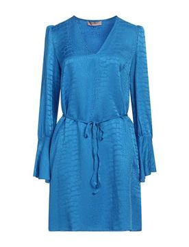 Mini-Kleid Damen Azurblau 32,34,36,38,40,42,44 Damen