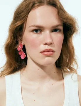 Pendientes abanico esmaltado - Sfera - FashionsVida