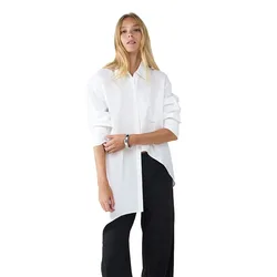 Chemise à Manches 3/4 Wrapped White / White S