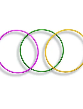 Slalom Rings 3 Units Multi One Size unisex - ology - FashionsVida