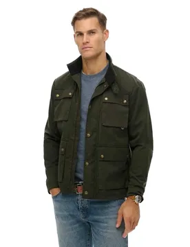 Giacca Merchant Wax Racer Surplus Goods Olive Green 2XL