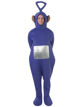 Teletubbies Tinky Winky Unisex-Kostüm Lizenzware lila-silber - unisex - RUBIES NL - FashionsVida