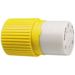Locking Plug+connector 30a 125v Yellow One Size unisex