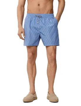 FaÇonnable Pantaloncino Da Bagno Square Regal Blue M