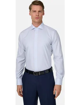 Camisa de rayas de algodón corte regular - Boggi Milano - FashionsVida