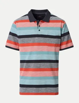 Casamoda Polo 1/2 Mehrfarbig XXL - Casamoda - FashionsVida