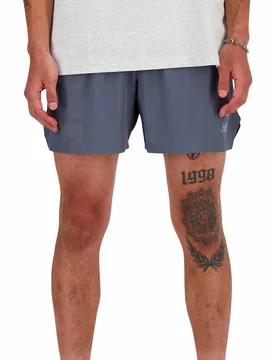 Short trail/running stretch - RC Short 5" Graphite - Taille M - Gris - New Balance - FashionsVida