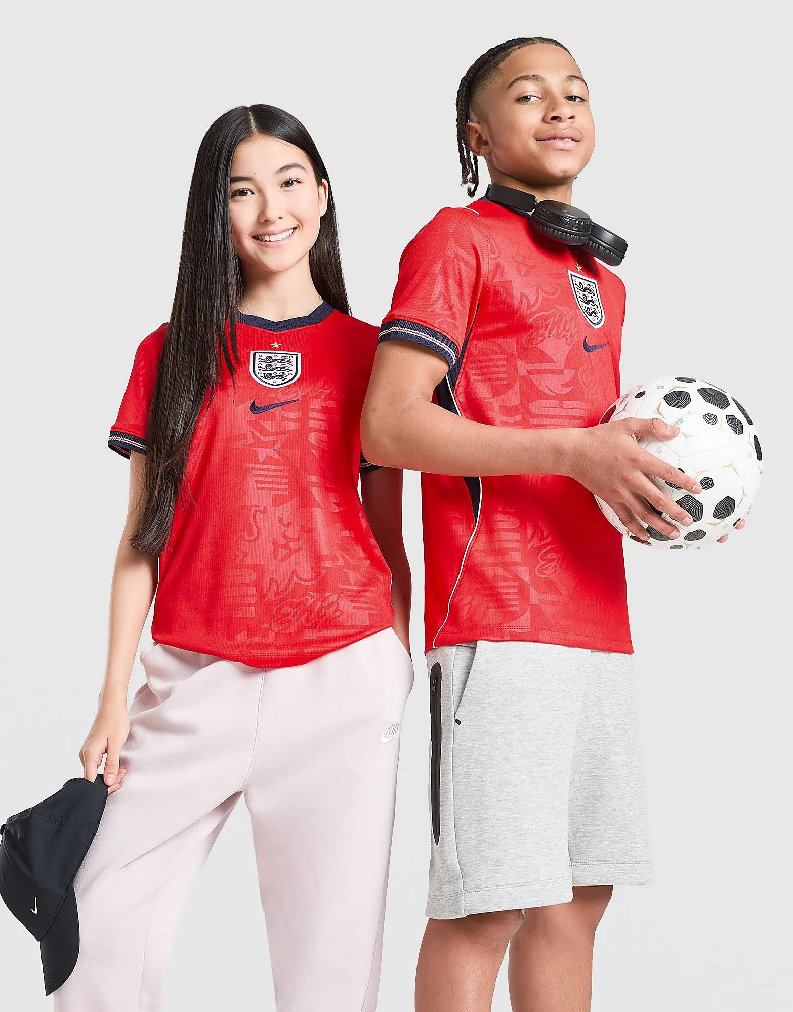 England 2026 Away Shirt Junior, Rot - unisex - Size: 7-8Y - Nike - FashionsVida