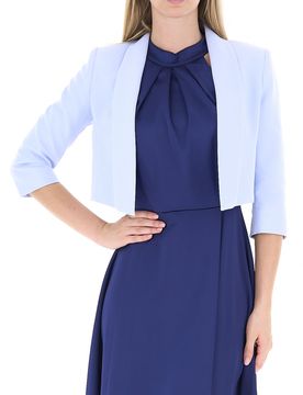 Coprispalle bolero AZZURRO OXFORD M