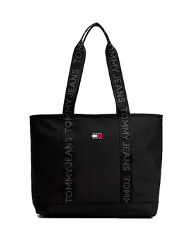 Borsa A Tracolla In Tessuto Daily Black One Size - Tommy Jeans - FashionsVida