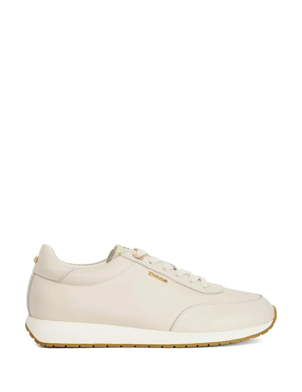 Leather Lace Up Trainers White female - Dune london - FashionsVida