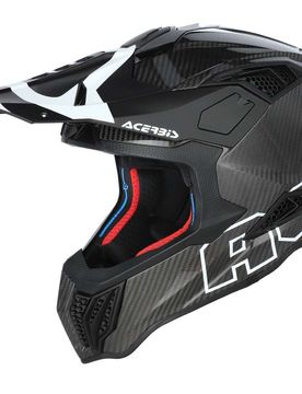 Casco Moto Cross Enduro AIRSTRIKE-C Nero Bianco taglia XL