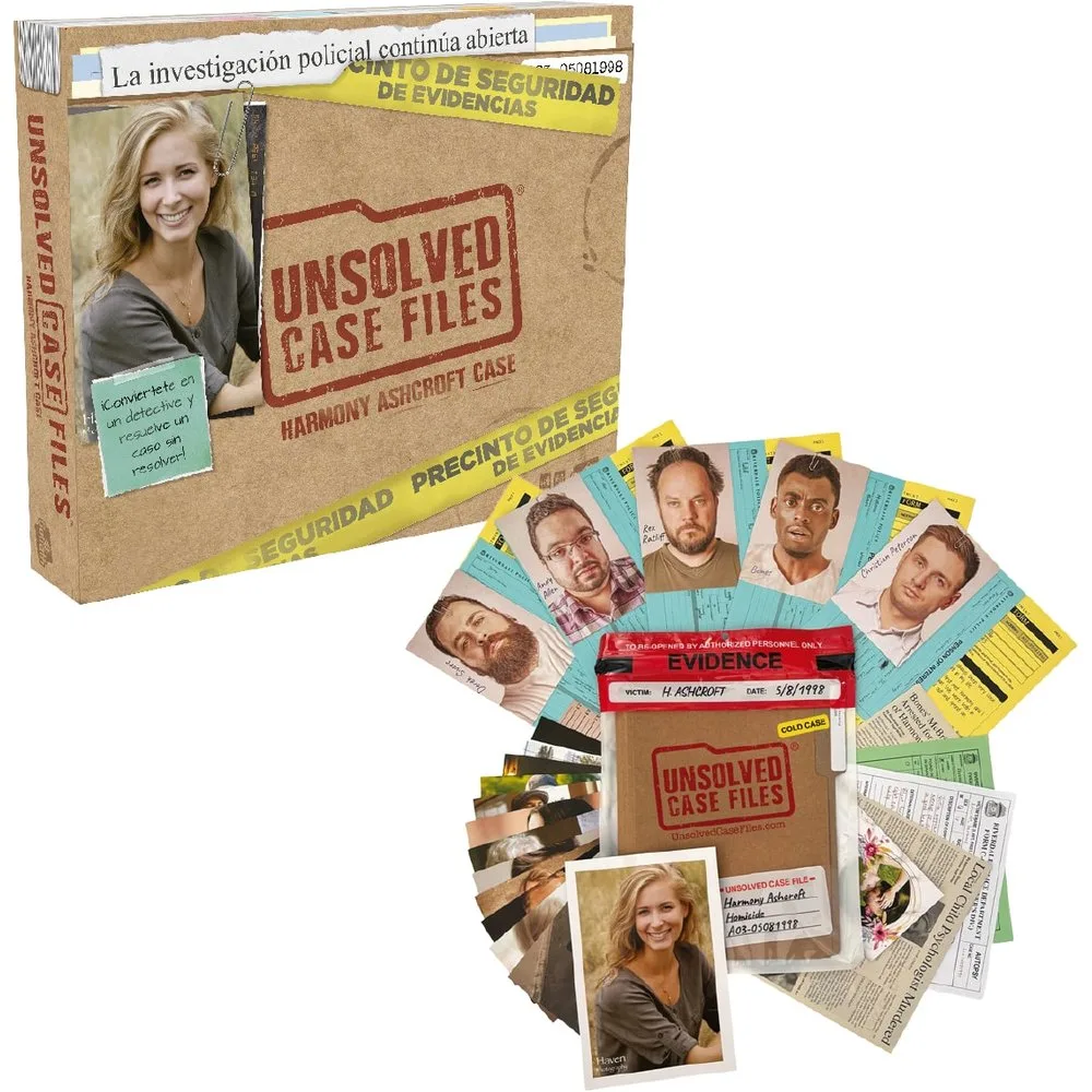 Juego de mesa Unsolved case files 1 Harmony Ashcroft - Bizak - FashionsVida