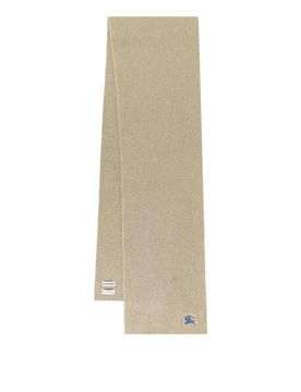 Sciarpa in cashmere con ricamo iconico