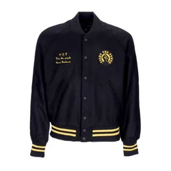Giubbotto Bomber Uomo Pexe Ftp Baseball Jacket Flint Black