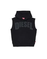 Gilet in puro cotone mesh con numero 78 e cappuccio