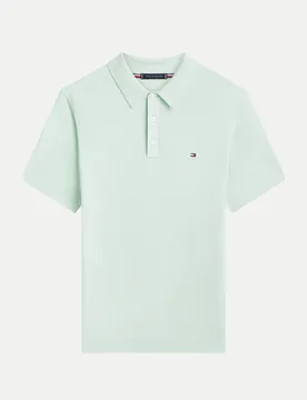 Regular-Fit Strick-Poloshirt Grün L - Tommy hilfiger - FashionsVida