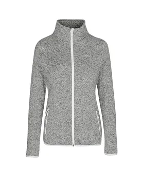 Giacca in pile da donna Bergen grigio chiaro XS - Meru - FashionsVida