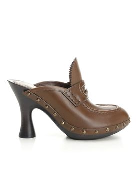 Burberry Zoccoli in pelle vasaio
