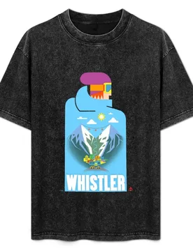 Blue Bird Whistler Village Shirt T-Shirt Soft Cotton Print T-Shirt - Aliexpress - FashionsVida