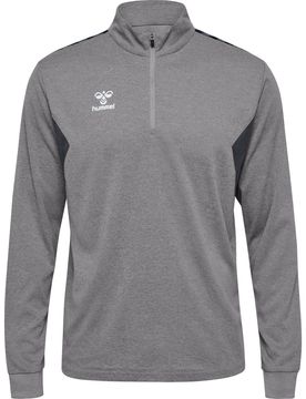 Authentic (halber Reißverschluss) Herren Sweatshirt, grau M