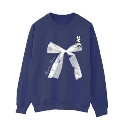 Minnie Mouse Bow Sweatshirt - Navy - Size: 5XL