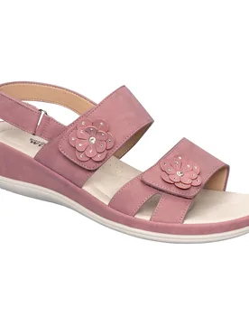 Bequem-Klettsandale „Daniela“ 38 rosa - wonderwalk - FashionsVida