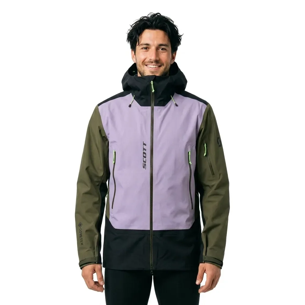 Veste Explorair Gore-tex® 3l Evening Grey / Black M - Scott - FashionsVida