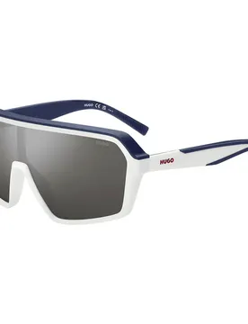 Hugo Lunettes De Soleil Hg1334gsyo6 99/01/135 White Mirror Grey/CAT3