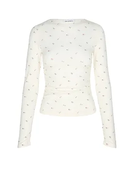 Langarmshirt MAEVE creme L damen - OH APRIL - FashionsVida
