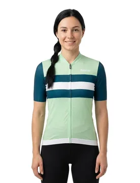 Maglia A Maniche Corte Eslk Bengal Green - Santini - FashionsVida