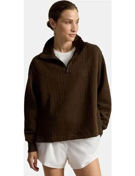 Jersey de mujer en punto de ochos acolchado - Ralph Lauren - FashionsVida