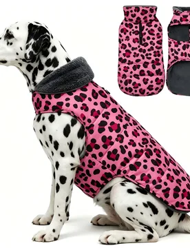 Abrigo cálido para perros, traje de nieve resistente al frío de invierno, duradero y ajustable, de forro polar grueso, capa exterior impermeable, ch - Shein - FashionsVida