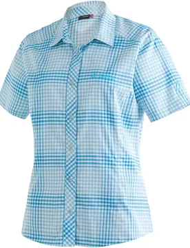 Sana S/S Damen Bluse, blau 40