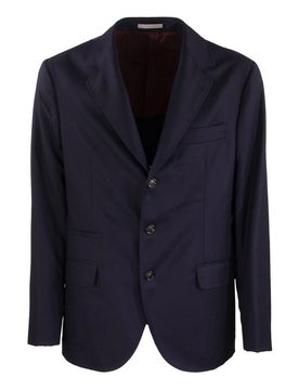 Blazer monopetto in lana