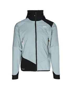 Chaqueta híbrida para hombre Col Becchei con capucha azul claro S - Ortovox - FashionsVida