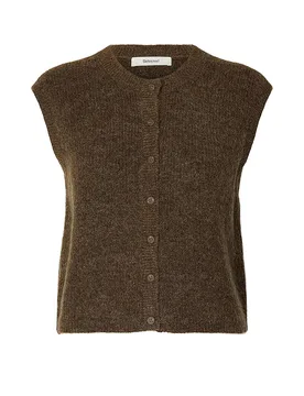 Cárdigan SLWLULU marrón XL - Selected Femme - FashionsVida